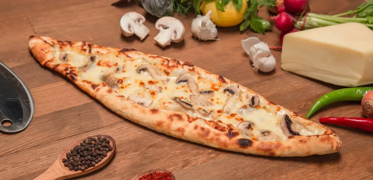 Mantarlı Kaşarlı Pide Tarifi